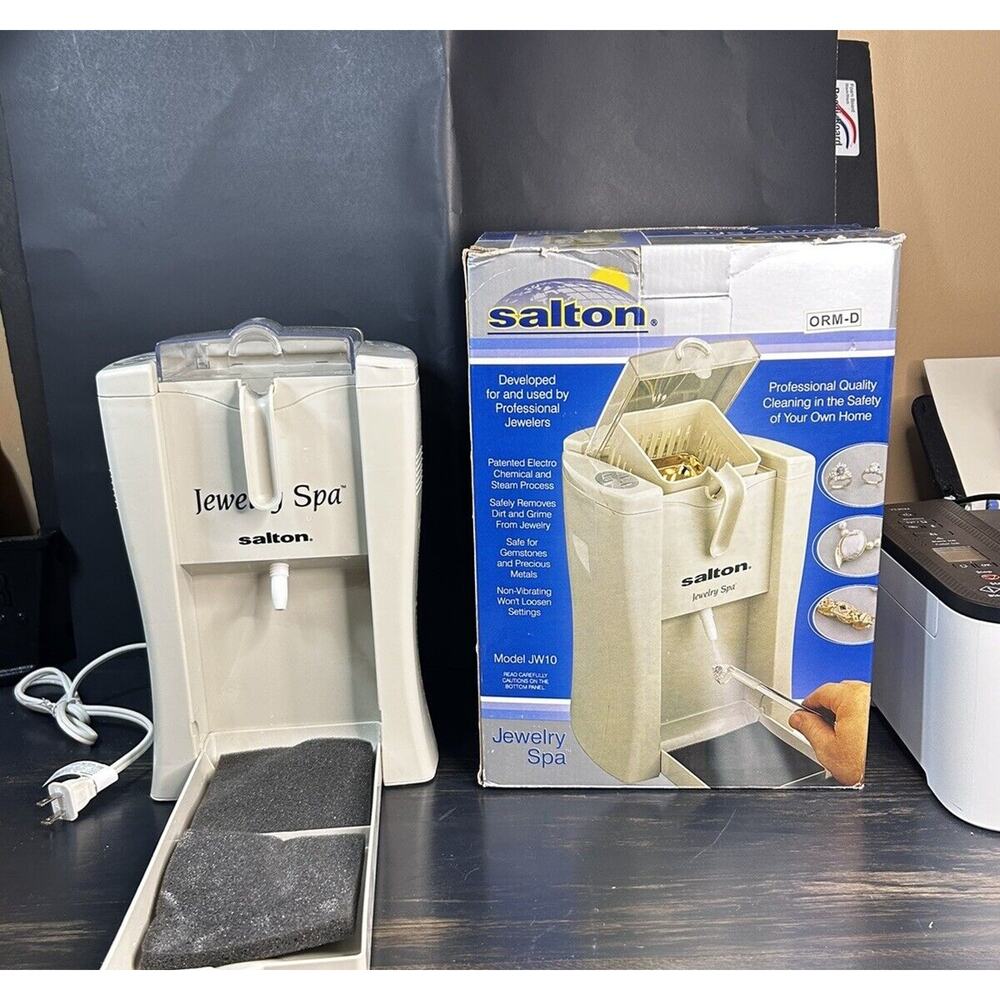 Salton JW10 Jewelry Spa Professional Jewelry Cleaner w/Steam Jet